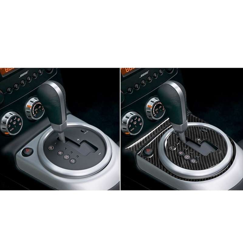 Car Carbon Fiber with Automatic Transmission Gears Panel Decorative Sticker for Nissan 350z 2006-200