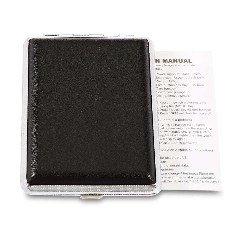 M-18 500g x 0.01g High Accuracy Digital Electronic Jewelry Scale Balance Device with 1.5 inch LCD Sc