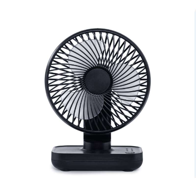 D606 4W USB Rechargeable Portable Four-speed Adjustable Desktop Fan(White)