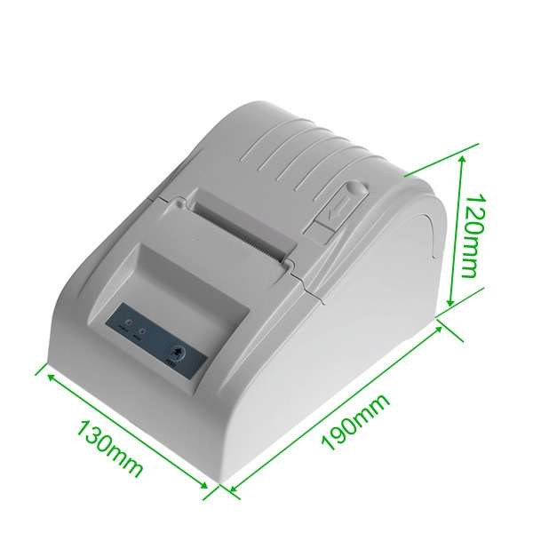POS-5890T Portable 90mm / sec Thermal Receipt Printer, Compatible ESC/POS Command(Black)