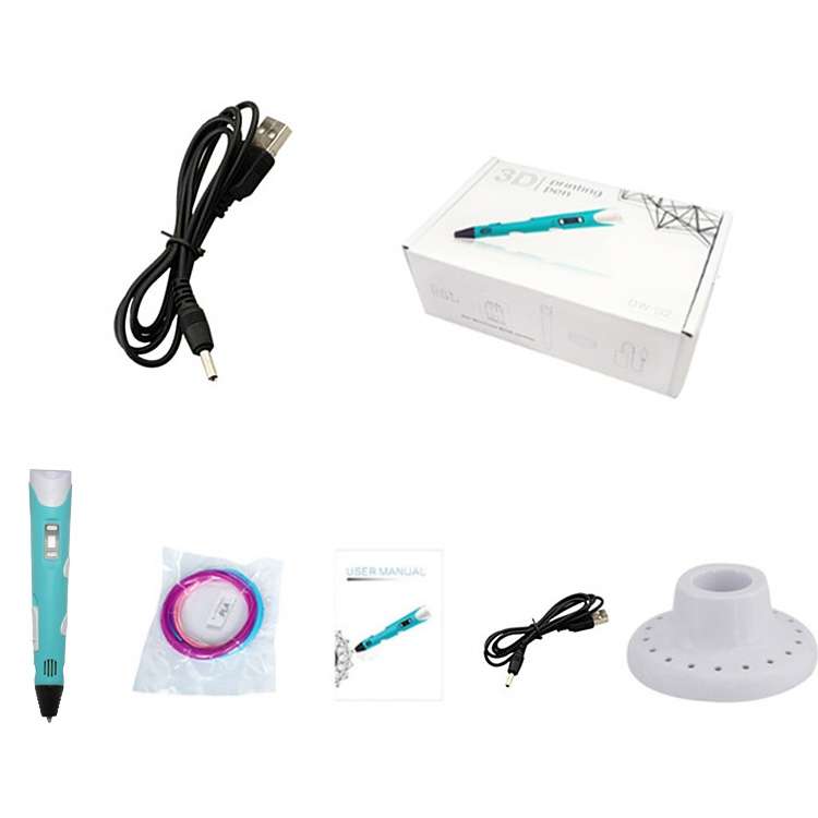 Hand-held 3D Printing Pen, USB Plug(Yellow)