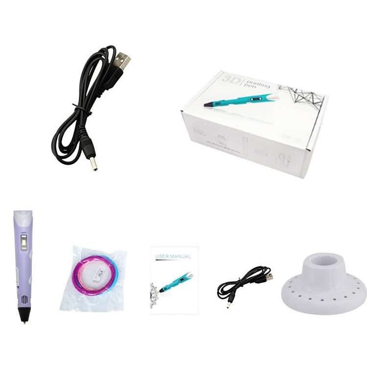 Hand-held 3D Printing Pen, USB Plug(Yellow)