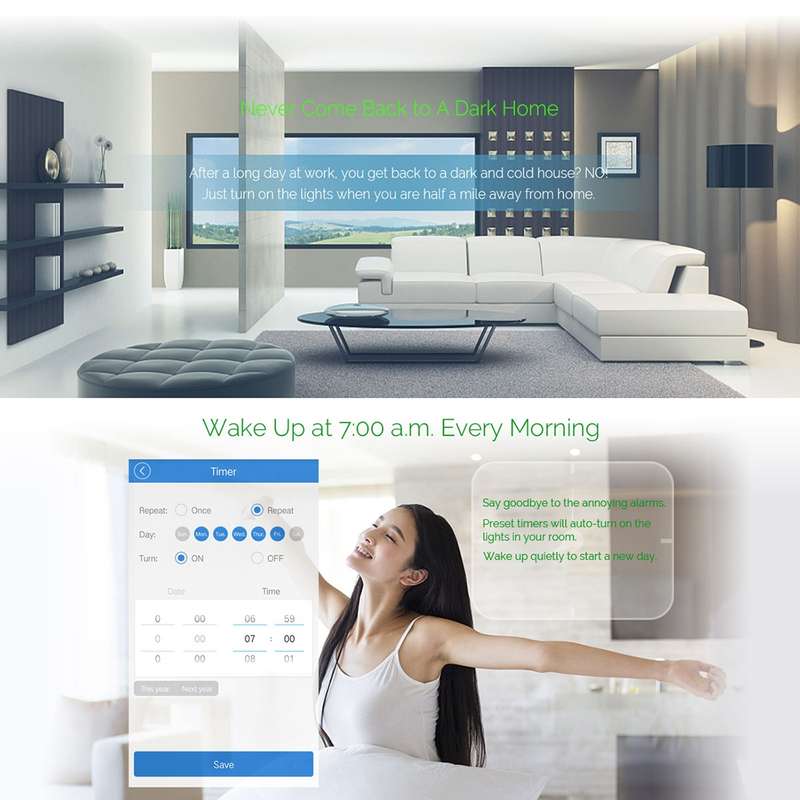 WS-EU-01 EWeLink APP & Touch Control 2A 1 Gang Tempered Glass Panel Smart Wall Switch, AC 90V-250V,
