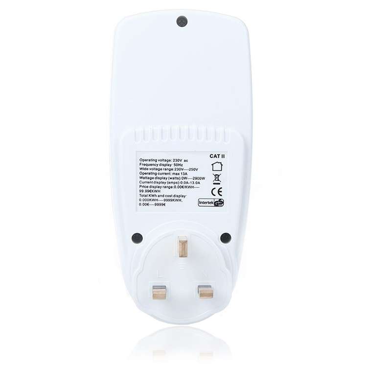 AC 230-250V 50Hz Max 13A LCD Display Energy Meter Watt Volt Voltage Power Analyzer Automatic Electri