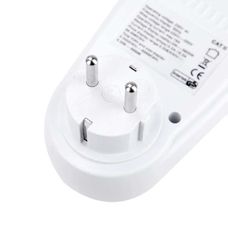 Outdoor IP44 Waterproof Power Socket with Cover, EU Plug