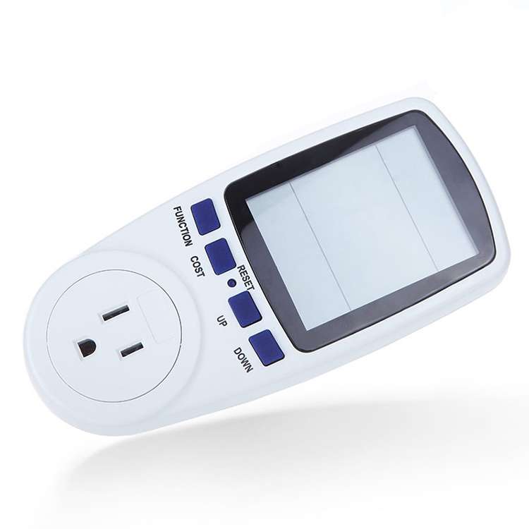 AC 120V 60Hz Max 15A LCD Display Power Meter Energy Watt Amps Volt Electricity Usage Monitor Analyze