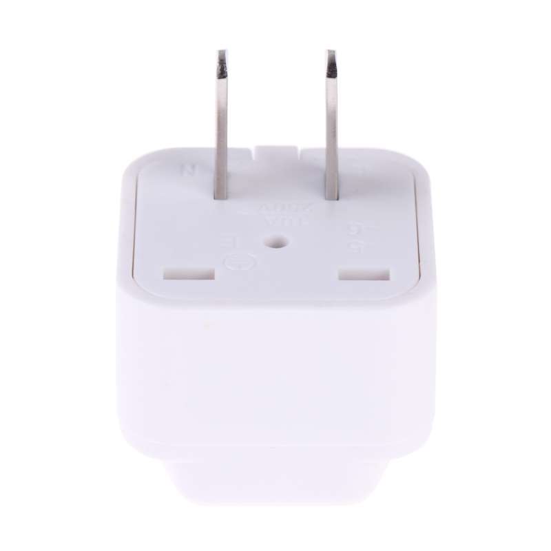 Portable Universal Socket to US Plug Power Adapter Travel Charger (Black)