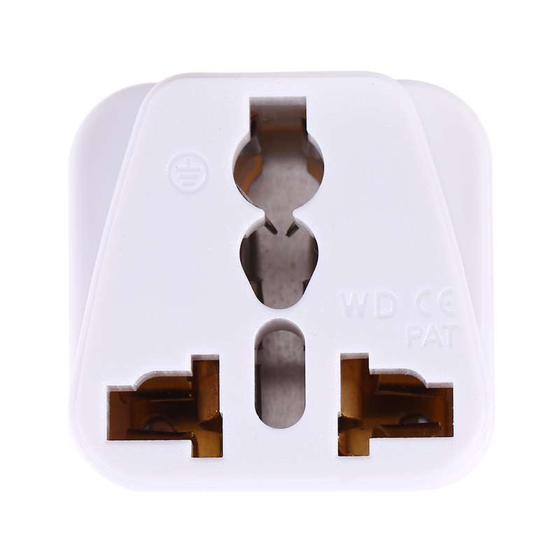 Portable Universal Socket to US Plug Power Adapter Travel Charger (Black)