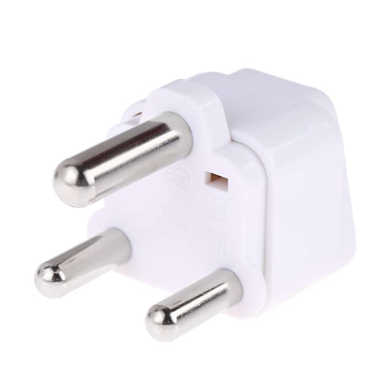 Portable Universal Socket to (Large) South Africa Plug Power Adapter Travel Charger (Black)