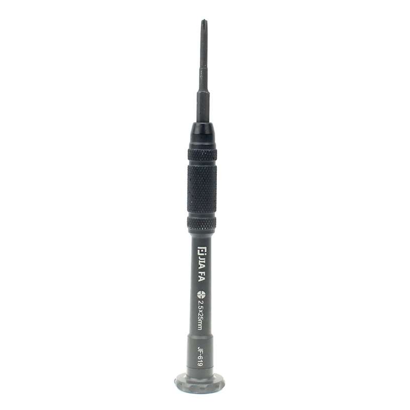 JIAFA JF-619-2.5 Hollow Cross Tip 2.5 x 30mm Repair Middle Bezel Screwdriver for iPhone(Black)