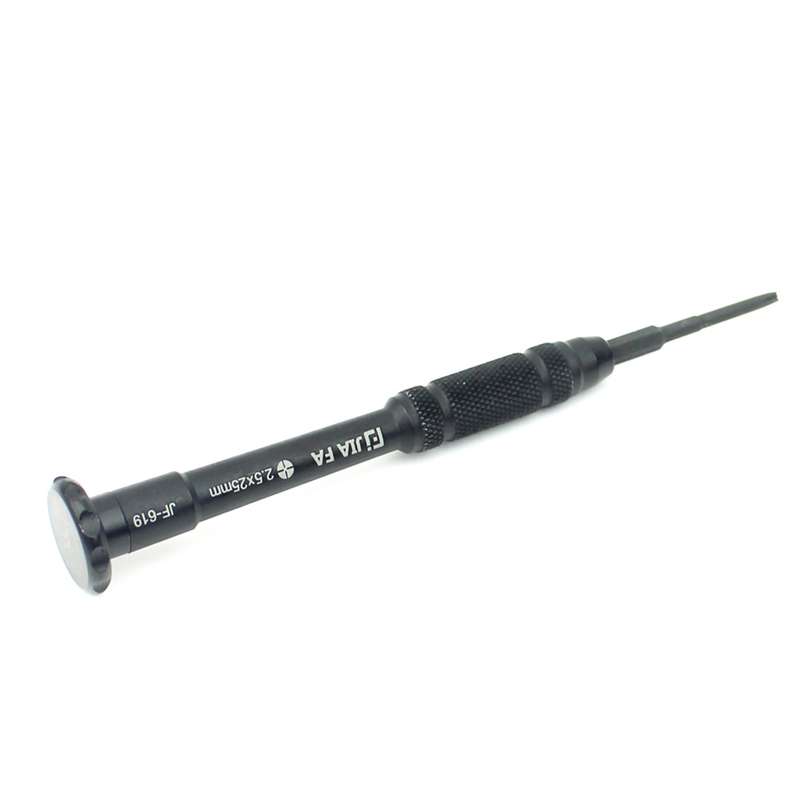 JIAFA JF-619-1.5 Mobile Phone Repair Tool 1.5 x 30mm Slotted Screwdriver(Black)