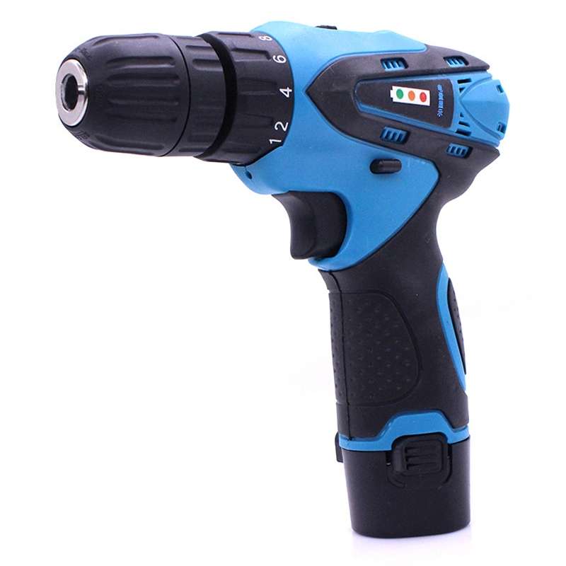 VOTO 12V Stepless Speed Regulation Rechargeable Hand Drill Set Electric Drill Power Tools with LED L