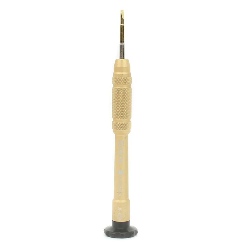 JIAFA JF-609-2.0 Mobile Phone Repair Tool 2.0 x 25mm Slotted Screwdriver (Gold)