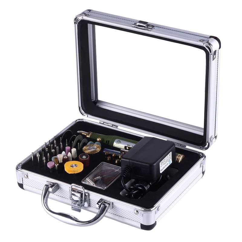 WLXY P-800 80 in 1 Mini Electric Drill Grinder Set, 110V-240V, US Plug