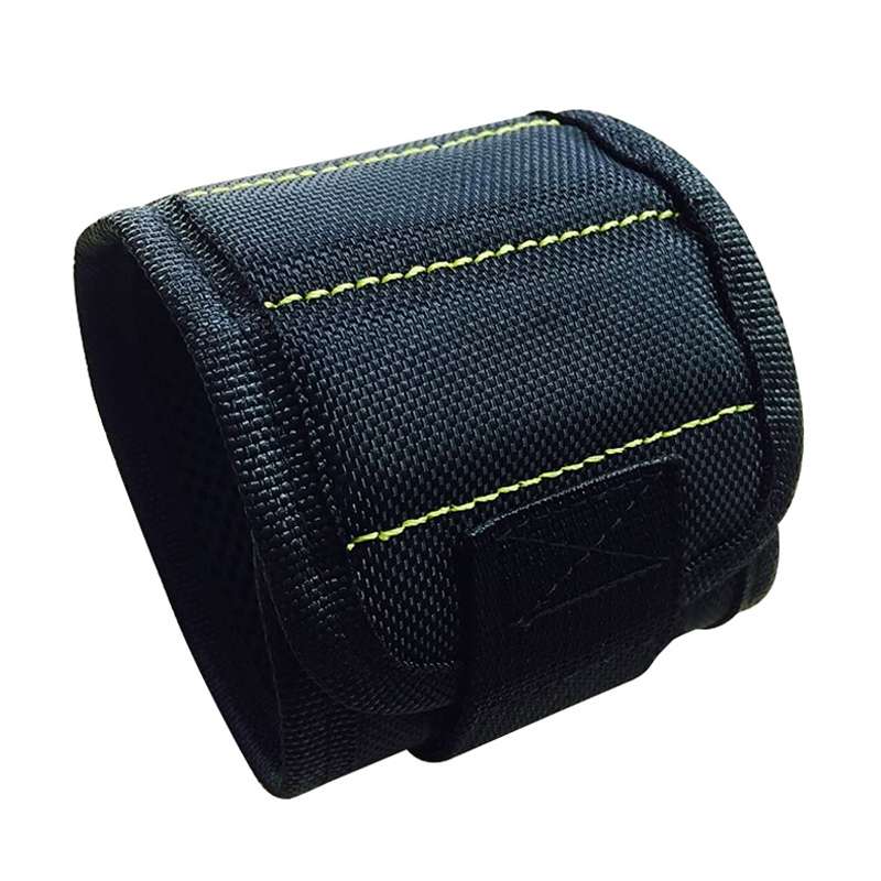 1680D Oxford Cloth Pocket Magnetic Wristband Storage Pockets Tool(Yellow)