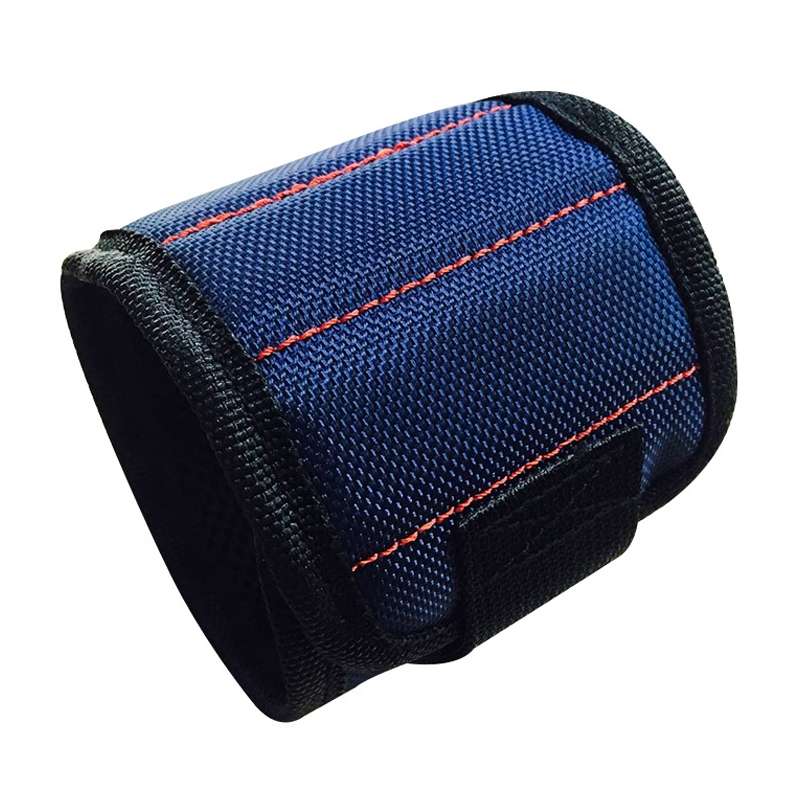1680D Oxford Cloth Pocket Magnetic Wristband Storage Pockets Tool(Yellow)