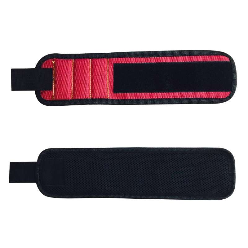 1680D Oxford Cloth Pocket Magnetic Wristband Storage Pockets Tool(Yellow)
