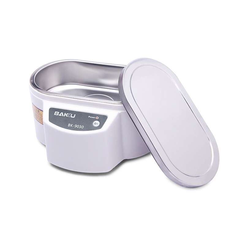 BAKU BK-9030 30W 0.8L LCD Display Ultrasonic Cleaner, AC 220V, EU Plug(Green)