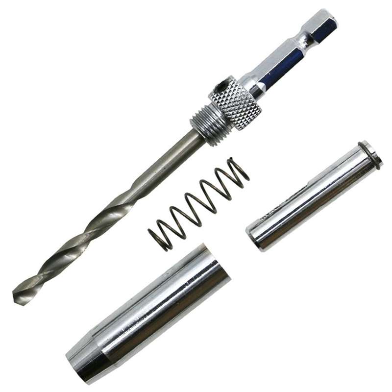 4 PCS/Set Doors Self Centering Hinge Tapper Core Drill Bit Set Hole Puncher Woodworking Tools(5/64,7