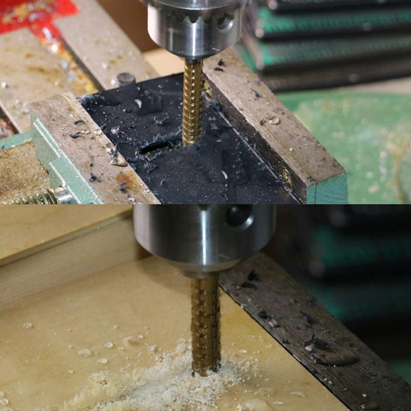 6 PCS/Set High Speed Steel Straight Shank Twist Drill Bit for Drilling Metal, Wood and Plastics