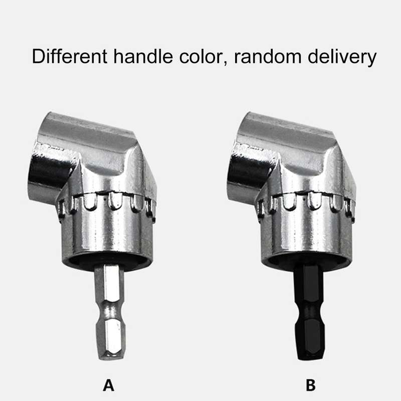 105 Degree Right Angle Drill Driver Bit Extension Power Drill Tool 7mm Hex Magnetic Power Screwdrive