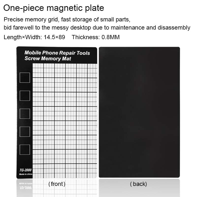 Universal Magnetic Screws Mat for Phone Repair, Size: 14.5x9cm