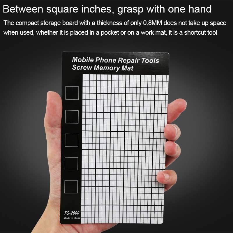 Universal Magnetic Screws Mat for Phone Repair, Size: 14.5x9cm