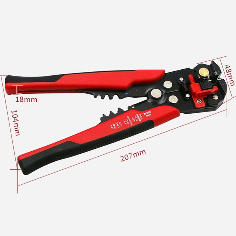 5 in 1 Multifunctional Cable Wire Stripper Cutter Crimper Self-Adjusting Terminal Crimping Stripping