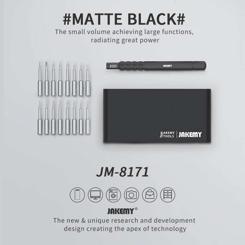 JAKEMY JM-8171 Professional Multifunctional Screwdriver Set Precision Hand Tools