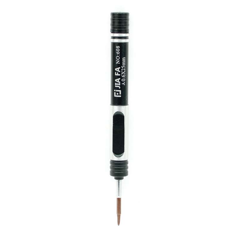 JIAFA JF-608-02 Five Star 0.8 Screwdriver for iPhone Charging Port Screws(Black)