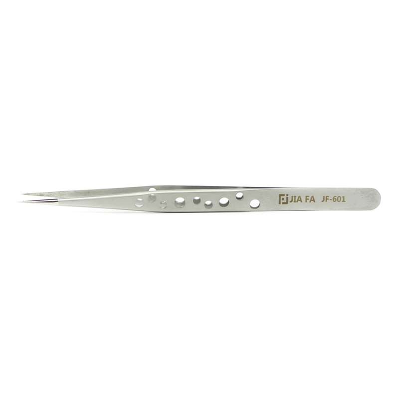 JIAFA JF-602 High-strength Curved Tip Tweezers(Silver)