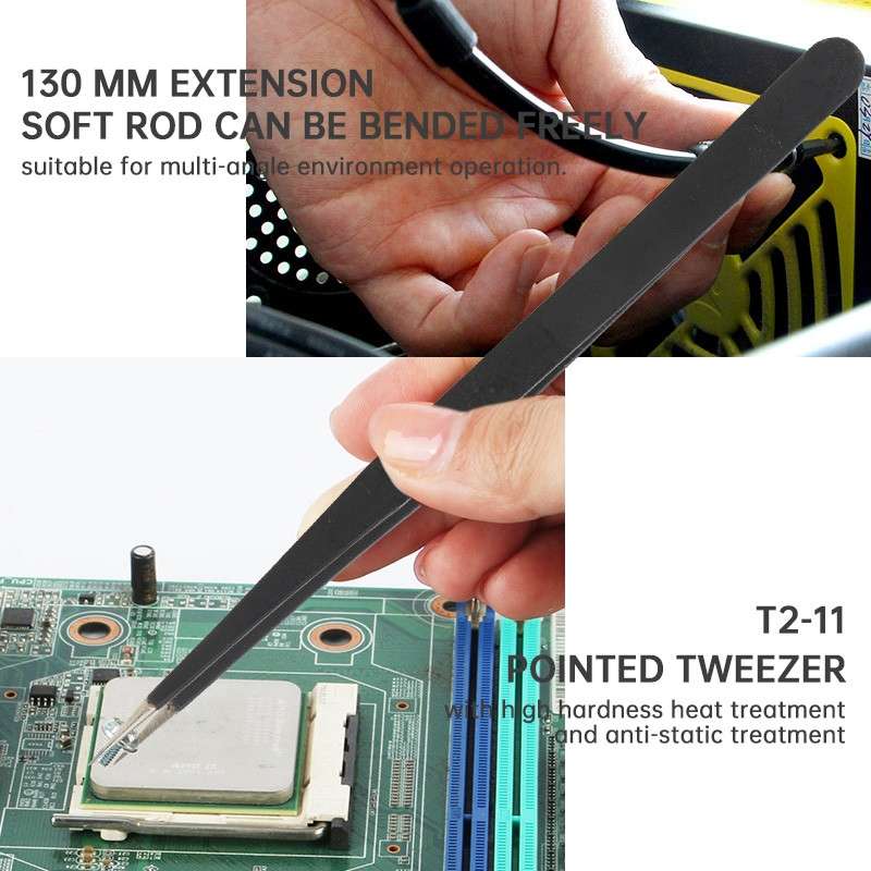 JAKEMY JM-8177 106 in 1 Screwdriver Bit Head Extension Rod Multi-functional Combination Repair Tool