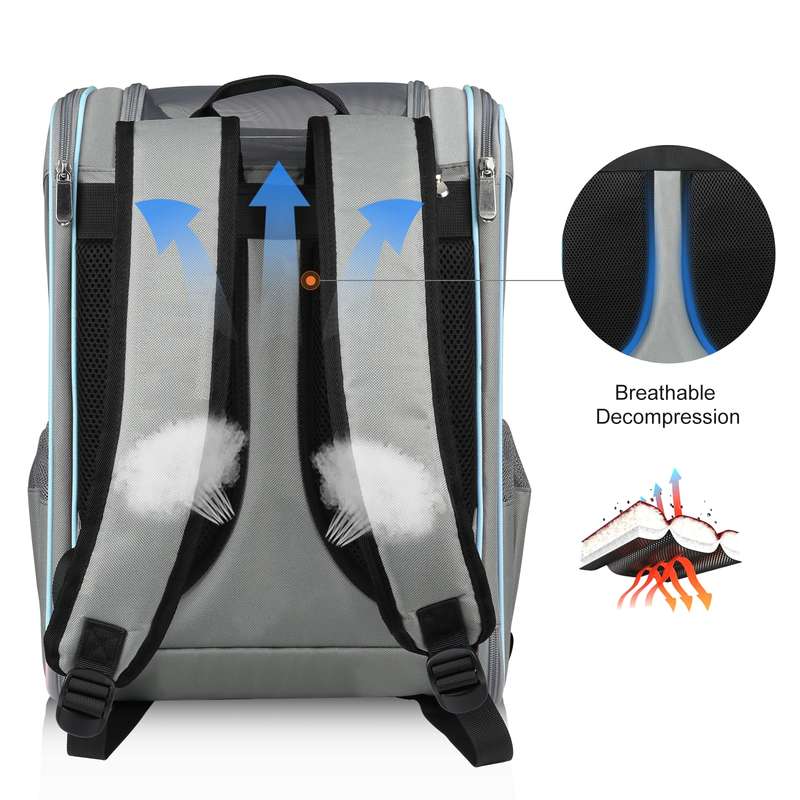 FUNADD Fold Breathable Pet Backpack Outdoor Shoulders Cat Bag(Yellow)