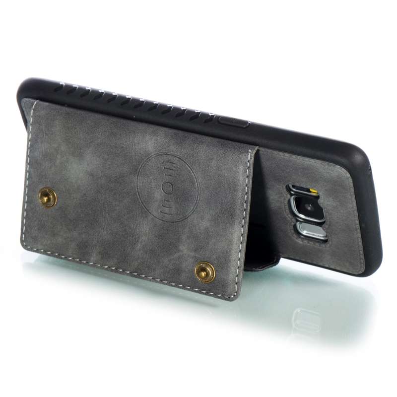 Leather Protective Case For Galaxy S8(Brown)