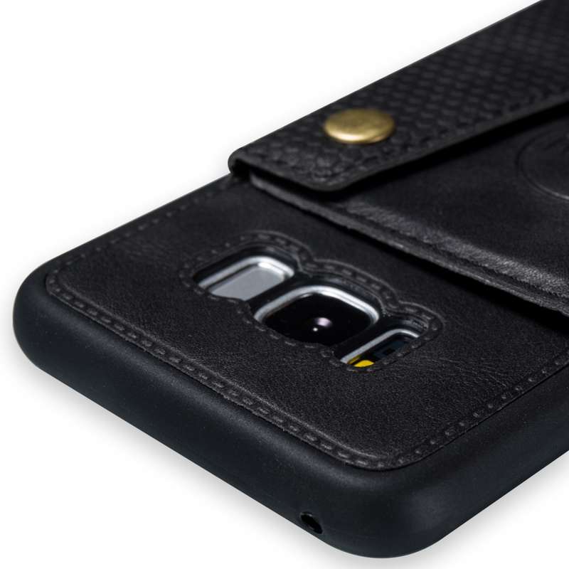 Leather Protective Case For Galaxy S8(Brown)