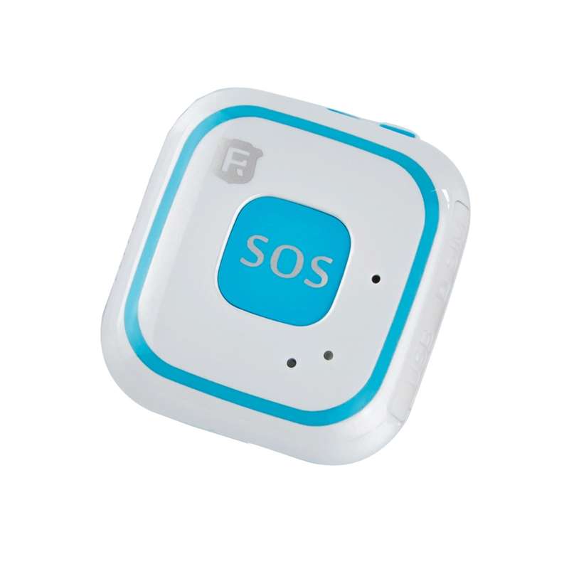 REACHFAR V28 Necklace Style GSM Mini LBS WiFi AGPS Tracker SOS Communicator(Black)