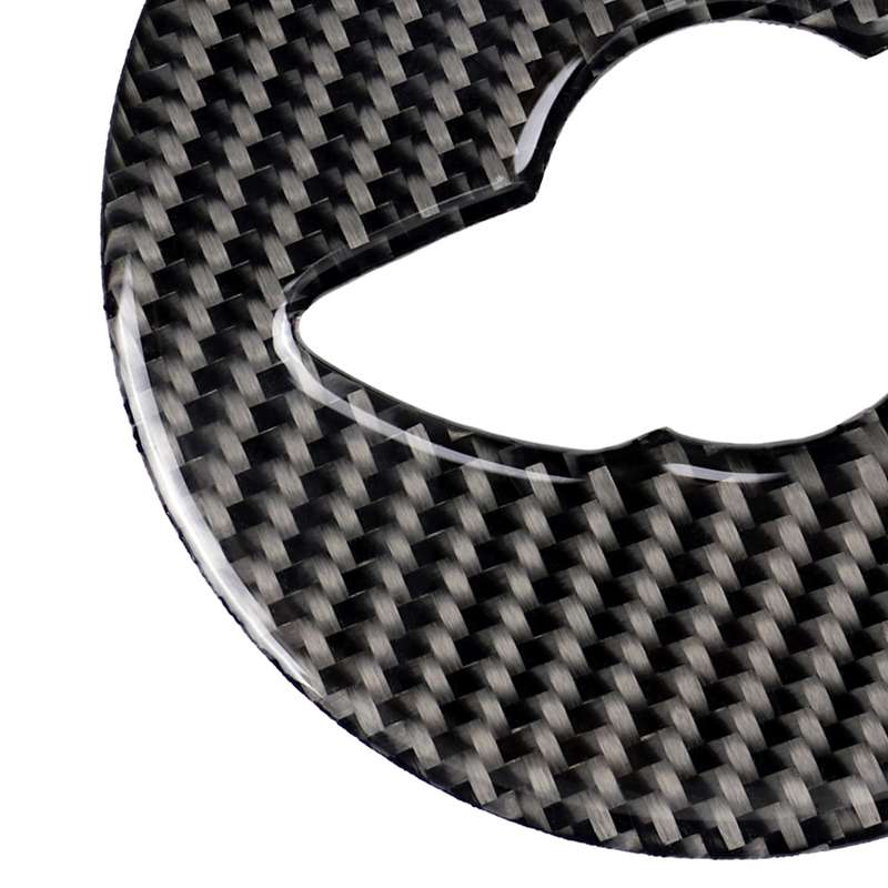 Car Steering Wheel F Chassis Logo Carbon Fiber Decorative Sticker for BMW Mini Cooper F55 / F56 / F6