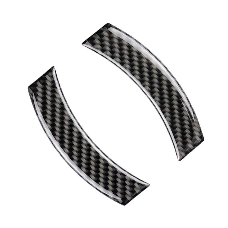 2 PCS Car F Chassis Navigation Panel Carbon Fiber Decorative Sticker for BMW Mini Cooper Countryman
