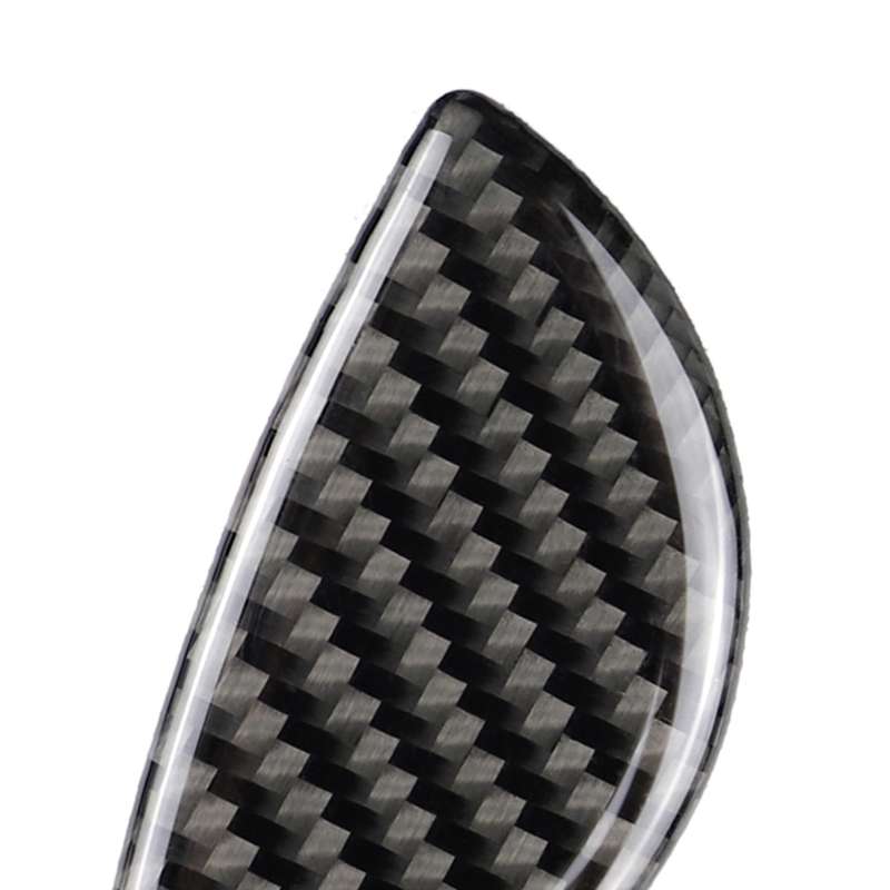 2 PCS R / F Universal Car Door Handle Carbon Fiber Decorative Sticker for BMW Mini R55 / R56 / R60 /