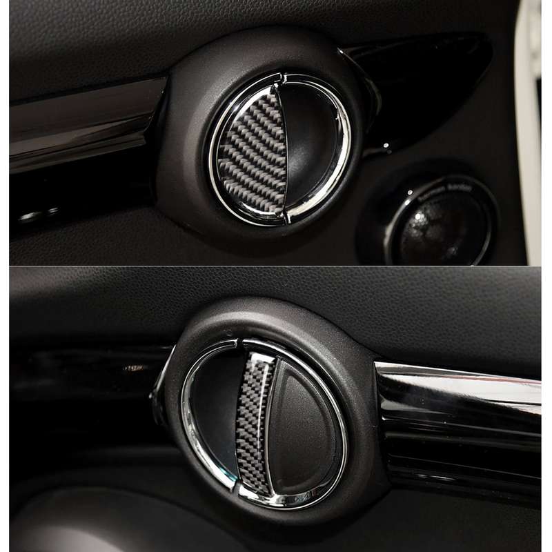 4 PCS Car F Chassis Door Handle Carbon Fiber Decorative Sticker for BMW Mini Cooper Clubman Countrym