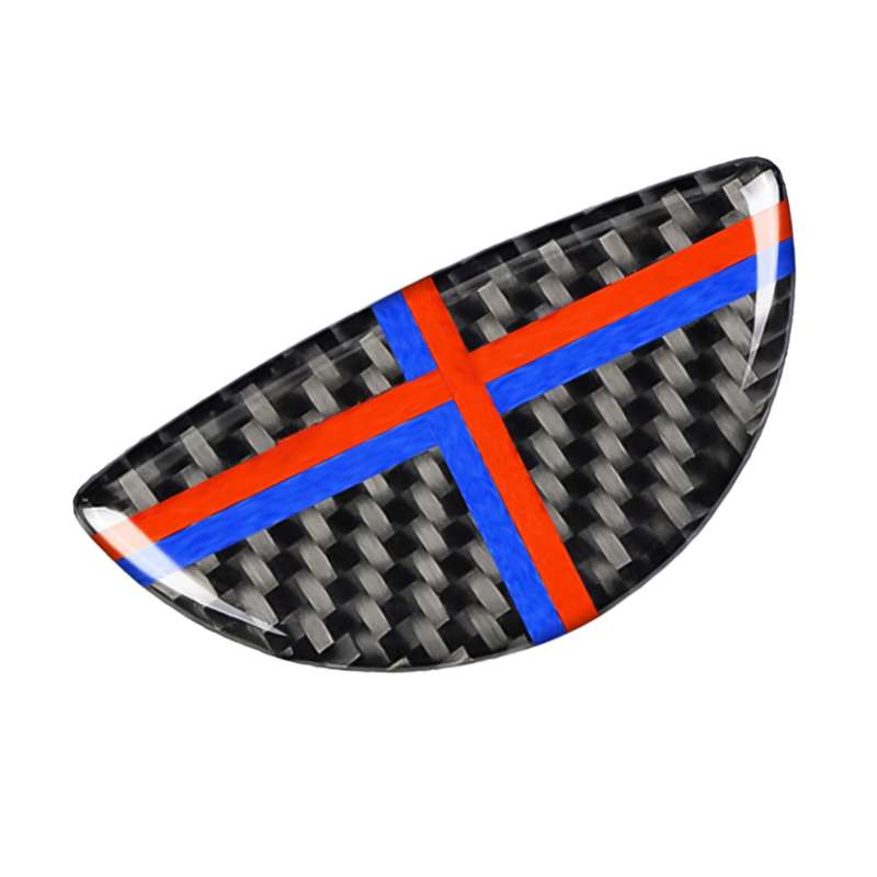4 PCS Red Blue Color Car F Chassis Door Handle Carbon Fiber Decorative Sticker for BMW Mini Cooper C