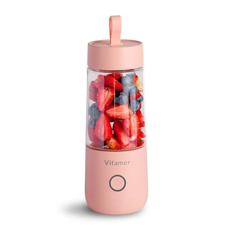 Vitamer USB Mini Portable Juicer Juice Blender Lemon Fruit Squeezers Reamers Bottle (White)
