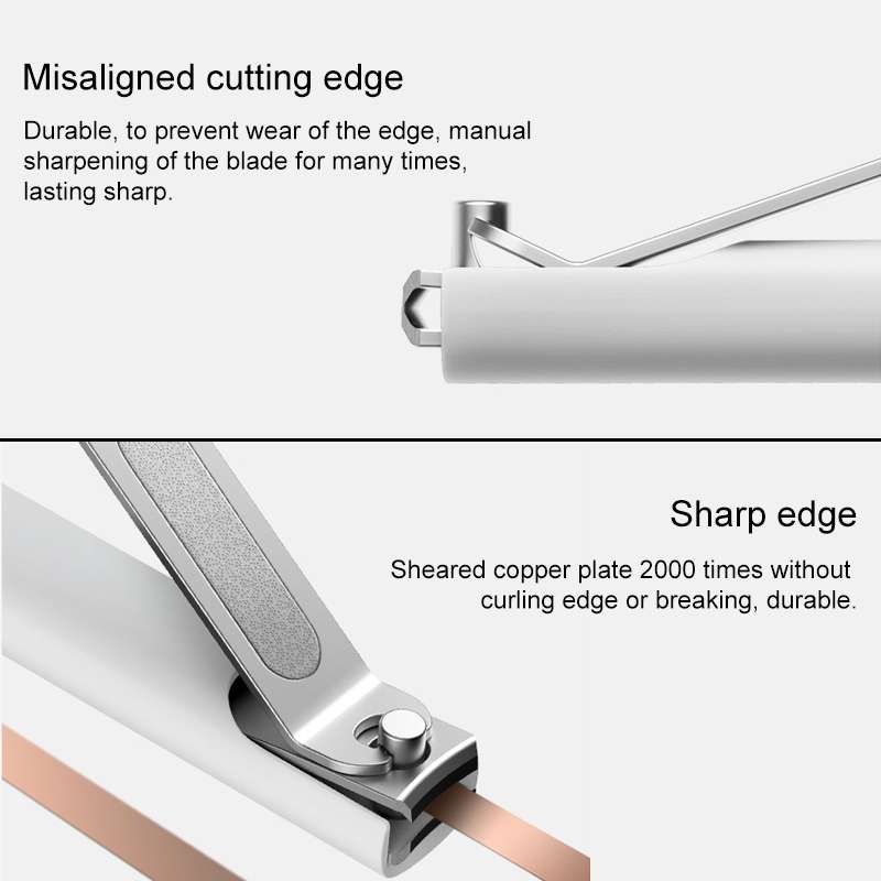 Original Xiaomi Mijia Splash Proof Nail Clippers(White)