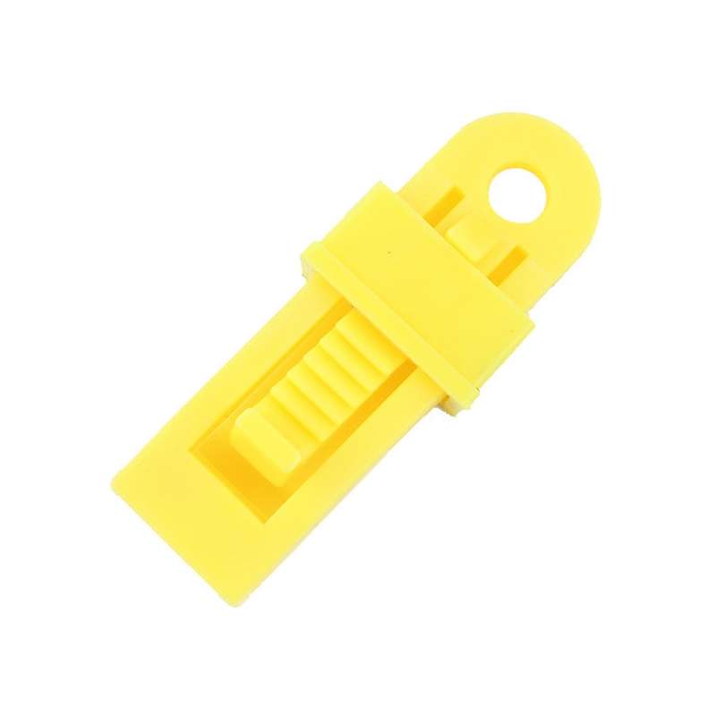 20 PCS Outdoor Tent Awnings Windproof Fixing Clip Multifunctional Wind Rope Buckle (Orange)