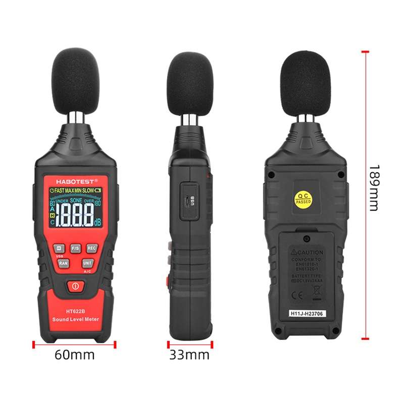 HABOTEST HT622B Household High Precision Digital Sound Level Meter