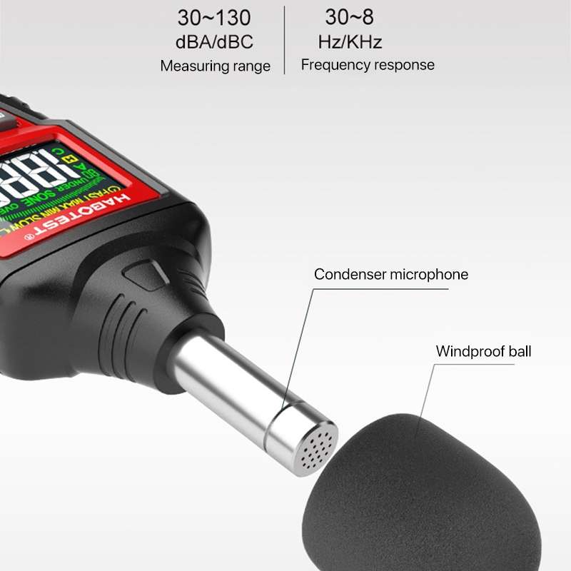 HABOTEST HT622B Household High Precision Digital Sound Level Meter