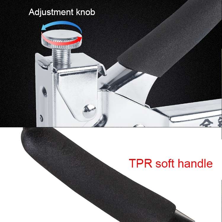 Nail Gun U Type / T Type / Door Type Nail Universal Nailer with Handle Case & 1000 PCS Nails