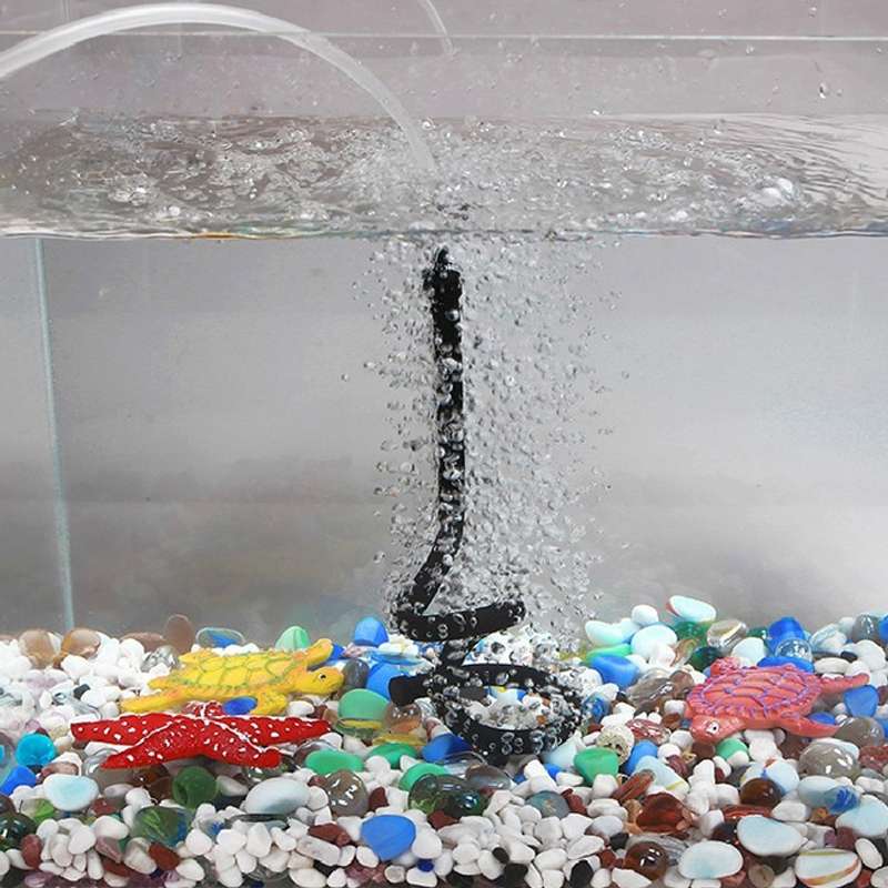 90cm Double Heads Aquarium Pump Bubble Bar Hose Aquarium Accessories Air Oxygen Strip Diffuser for A