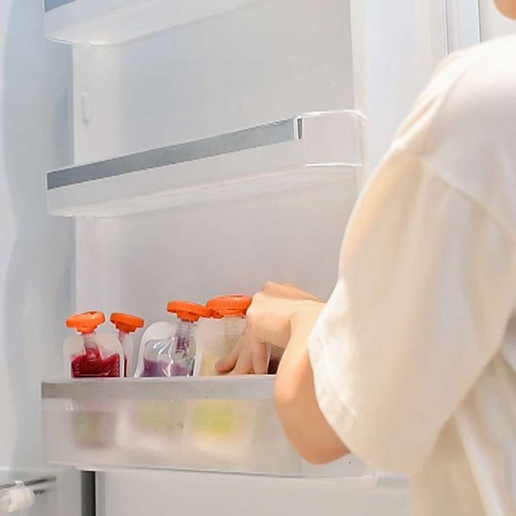 50 PCS Puree Extruder Squeeze Pouch Food Distribution Storage Bag, Compatible with HC14554 Food Disp