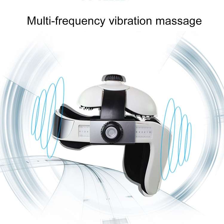 Electronic Air Pressure Head Massager, Relaxed Music Helmet Massager